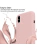 cadorabo Handykette für Apple iPhone X / XS Hülle in LIQUID PINK