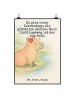 Mr. & Mrs. Panda Plakat Capybara Blume Design mit Spruch in Weiß