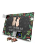 Mr. & Mrs. Panda Tee Adventskalender Bär und Hase Umarmen mit Sp... in Kreidetafel