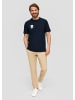 s.Oliver T-Shirt kurzarm in Blau