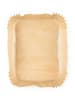 Gourmet Maxx Backpapier-Schalen für Heißluft-Fritteuse 100er-Set 22x14x4,5cm braun Braun