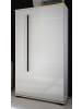 Furn.Design Kommode weiß Hochglanz 60 x 126 cm, Midischrank, modernes Design