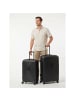 Redolz Essentials 14 4-Rollen Kofferset M+L mit Dehnfalte black metallic