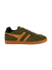 Gola Equipe II Suede Leder-Sneaker Grün