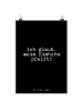 Mr. & Mrs. Panda Poster Ich glaub, mein Einhorn... mit Spruch in Schwarz