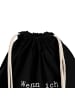 Mr. & Mrs. Panda gymnastiktasche Wenn ich sterbe, bekommt... mit... in Schwarz