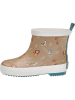 Playshoes Gummistiefel Halbschaft Wildtiere in braun