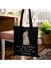 Mr. & Mrs. Panda Shopping Tasche Labradorleben mit Spruch in Schwarz
