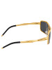 Breed Polarisierte Sonnenbrille "Orpheus" in Gold/Schwarz