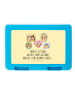 Mr. & Mrs. Panda Bento Box Igel Familie mit Spruch in Gelb Pastell