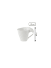 Villeroy & Boch 6er Set Espressotassen mit Untertassen NewWave 80 ml weiß in weiß