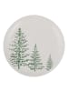 Butlers Teller WINTER Joy Tannenbäume in Weiß