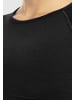 SMILODOX Crop Shirt Soheli in Schwarz