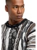 Carlo Colucci Jacquardpullover Dimani in Schwarz / Grau