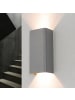 Licht-Erlebnisse Wandlampe (B)11.5 x (H)23 cm in Grau