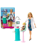 Barbie Barbie Zahnärztin | Spiel-Set mit Möbel, Puppe & Accessoires | Mattel