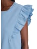 Marc O'Polo DENIM Ärmelloses Rüschen-Top regular in Flaxflower Blue
