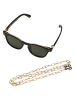Urban Classics Urban Classics Unisex Sunglasses Italy with chain in black/gold/gold