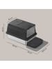 Feandrea Katzentoilette Boxal in Schwarz - (B)60 x (H)38 x (T)40 cm