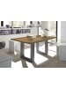 58 aufm Kessel ESSZIMMERTISCH Eila 4 200 x 100 x 75 Esstisch Graphit/Plankeneiche