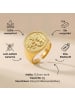 Steel_Art Siegelring Herren Rurik goldfarben in goldfarben