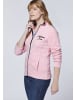 Oklahoma Jeans Fleece-Jacke in Pink