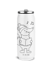 Mr. & Mrs. Panda sport trinkflasche Fuchs Sänger ohne Spruch in Weiß