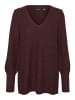 Vero Moda Strickpullover in Winetasting