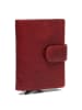 The Chesterfield Brand Antique Buff Kreditkartenetui RFID Schutz Leder 7 cm in rot