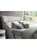 Angel Cerdá Bett 7161 in Hellgrau / Schwarz – (B)207 x (H)250 x (T)102 cm