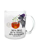 Mr. & Mrs. Panda Teetasse Kater Hexenkessel mit Spruch in Transparent