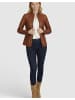 Bugatti Damen Lederjacke aus weichem Leder BULady-144 in cognac