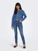 ONLY Cropped Jeansjacke Kurze Denim Übergangsjacke ONLWONDER in Blau-3