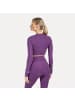 SMILODOX Crop Longsleeve Thalina in Lila