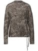 Street One Shirt in taupe schwarz
