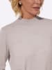 WITT WEIDEN Stehkragen-Pullover in hellgrau