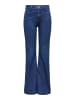 ONLY Flared fit jeans in Dark Blue Denim