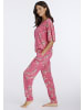 VIVANCE DREAMS Pyjama in pink-gemustert