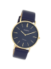 Oozoo Analog-Armbanduhr Oozoo Vintage Series blau groß (ca. 40mm)