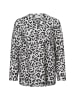 comma Tunikabluse in weiß schwarz