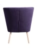 others SESSEL Kassi Bezug Veloursstoff Buche natur / violett
