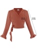 Janice Musselin Hemd Chalandri in Terracotta