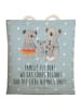 Mr. & Mrs. Panda Stofftasche Koala Familie mit Spruch in Blau Pastell