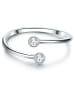 Trilani Ring Sterling Silber Zirkonia in silber