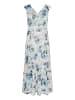 Kaffe Kleid KAelsa Regular fit in Blue Roses W. Gardenia AOP