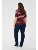 KAFFE curve Strickjacke KClizzy Regular fit in Zinfandel/Pink Stripe