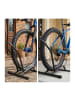 relaxdays Fahrradständer in Schwarz - (B)44,5 x (H)38 x (T)41,5 cm