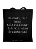 Mr. & Mrs. Panda Tragetasche Spruch Erzieherin Multitasking mit ... in Schwarz