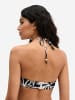 Marc O'Polo Bügel-Bikini-Top Abstract Floral in black/white cotton print