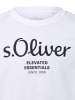 s.Oliver T-Shirt in weiß schwarz